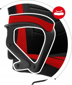 Fotel Huzaro Force 2.5 Red Mesh 7