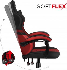 Fotel Huzaro Force 4.4 Red Mesh 2