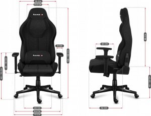 Fotel Huzaro Force 7.9 czarny Mesh 12