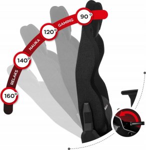 Fotel Huzaro Force 7.9 czarny Mesh 5