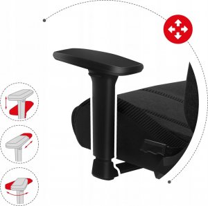 Fotel Huzaro Force 7.9 czarny Mesh 6