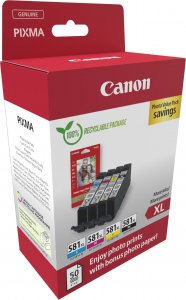 Tusz Canon CANON CLI-581XL Ink Cartridge BK/C/M/Y PHOTO 3