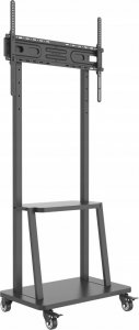 Techly TECHLY Floor Stand with Shelf for 32-70inch LCD/LED/Plasma TV 1