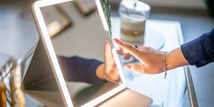 Lusterko kosmetyczne Humanas HS-ML02 biały 9