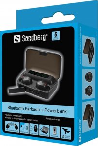 Słuchawki Sandberg SANDBERG Bluetooth Earbuds + Powerbank 7
