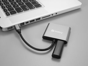 HUB USB Sandberg SANDBERG USB-C Dock 2xHDMI+USB+PD 12