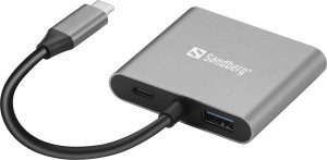 HUB USB Sandberg SANDBERG USB-C Dock 2xHDMI+USB+PD 10