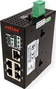 Switch Roline ROLINE Industrie Switch 5x RJ-45, niezarządzalny 5