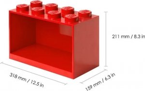 Room Copenhagen Room Copenhagen LEGO Regal Brick 8 Shelf 41151730 (red) 14