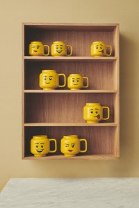 Room Copenhagen Room Copenhagen LEGO ceramic mug Silly, large (yellow) 7