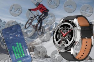 Smartwatch Gravity GT4-5 Czarno-brązowy  (GT4-5) 12