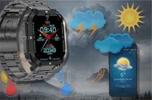 Smartwatch Gravity GT6-2 Czarny 8