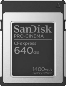 Karta SanDisk SanDisk PRO-CINEMA - Flash-Speicherkarte - 640 GB - CFexpress Typ B 1