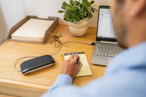 Zestaw głośnomówiący HP HP Poly Sync 10 USB-A USB-C Speakerphone 7