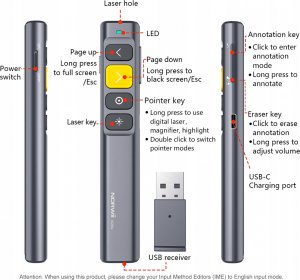 Norwii Wskaźnik laserowy N28s 10