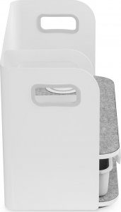 Digitus DIGITUS Organizer na biurko z ładowarką Qi filc biało szary 7