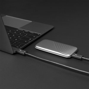 Kabel USB Lindy Thunderbolt - Thunderbolt 1 m Czarny (31120) 5