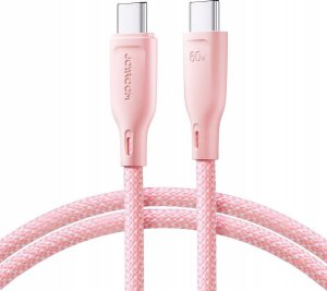 Kabel USB Joyroom USB-C - USB-C 1 m Różowy (6941237110176) 1