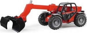 Bruder Man TGA z naczepą niskopodłogową i ładowarką teleskopową Manitou (MLT 633 02774) 7