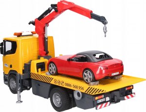 Bruder Laweta pomocy drogowej z autem RoadsterScania Super 560R (03552) 2