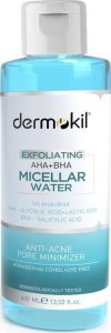 Dermokil Exfoliating Aha+Bha złuszczający płyn micelarny 400ml 1