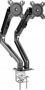 Maclean Uchwyt biurkowy na 2 monitory 13" - 27" (MC-861N) 3