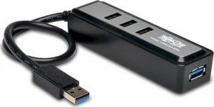 HUB USB Eaton Przenony koncentrator USB 3.0 SuperSpeed z 4 portami U360-004-MINI 1
