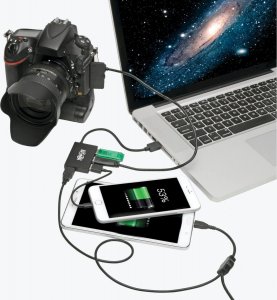 HUB USB Eaton Tripp Lite 4x USB-A 3.2 Gen1 (U360-004-4A-AL) 2