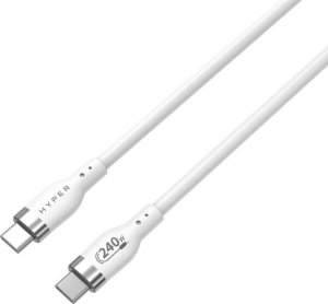 Kabel USB HyperDrive USB-C - USB-C 1 m Biały (HJ4001WHGL) 2
