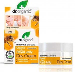 dr.organic Royal Jelly Day Cream odżywczy krem na dzień z organicznym mleczkiem pszczelim 50m 1
