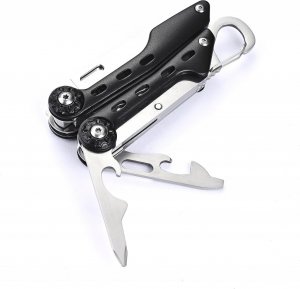 Azymut Multitool AZYMUT Turon - 10 narzędzi + karabińczyk +kabura do pasa (H-P224108) 3