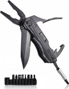 Azymut Multitool AZYMUT Turon - 10 narzędzi + karabińczyk +kabura do pasa (H-P224108) 8