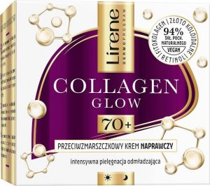Lirene Collagen Glow przeciwzmarszczkowy krem naprawczy 70+ 50ml 1