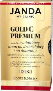 Janda Gold C Premium wielozadaniowy krem do twarzy na dzień dobry i na dobranoc 50ml 1