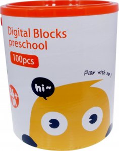 iBOX Drewniany zestaw klocków100 elementów 14