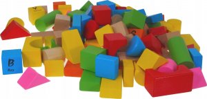 iBOX Drewniany zestaw klocków100 elementów 16