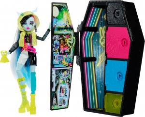 Mattel Monster High Frankie Stein Straszysekrety Seria 3 Neonowa Zestaw z lalką (HNF79) 1