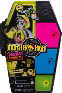 Mattel Monster High Frankie Stein Straszysekrety Seria 3 Neonowa Zestaw z lalką (HNF79) 11