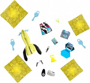 Mattel Monster High Frankie Stein Straszysekrety Seria 3 Neonowa Zestaw z lalką (HNF79) 6