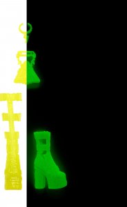 Mattel Monster High Frankie Stein Straszysekrety Seria 3 Neonowa Zestaw z lalką (HNF79) 7