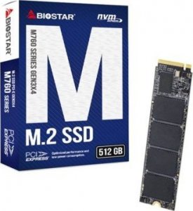 Dysk SSD Biostar M760 512GB M.2 2280 PCI-E x4 Gen3 NVMe (M760-512GB) 1