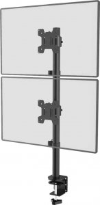 Maclean Uchwyt biurkowy na 2 monitory 13" - 27" (MC-966) 2