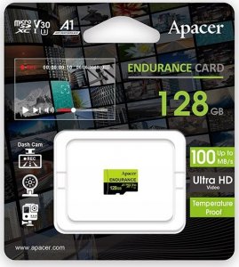 Karta Apacer Endurance MicroSDXC 128 GB Class 10 UHS-I/U3 A1 V30 (AP128GEDM1D05-R) 2