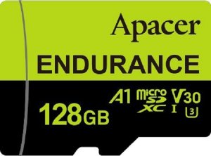 Karta Apacer Endurance MicroSDXC 128 GB Class 10 UHS-I/U3 A1 V30 (AP128GEDM1D05-R) 1