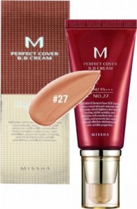 Missha MISSHA_M Perfect Cover BB Cream SPF42/PA+++ wielofunkcyjny krem BB 27 Honey Beige 50ml 1