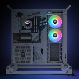 Chłodzenie wodne Thermaltake Thermaltake TH240 V2 ARGB Procesor Zestaw do chłodzenia płynami 24 cm Biały 1 szt. 7