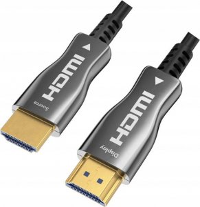 Kabel Claroc Claroc Kabel optyczny HDMI 2.0 AOC 4K@60Hz 75 m 1