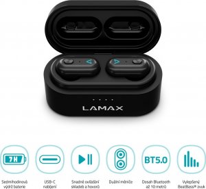 Słuchawki Lamax Duals1 czarne 8