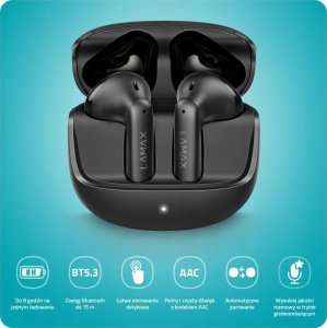 Słuchawki Lamax Tones1 czarne 5