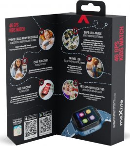 Smartwatch MaxLife  Maxlife Smartwatch 4G Mxkw-350 Niebieski Gps Wifi 13